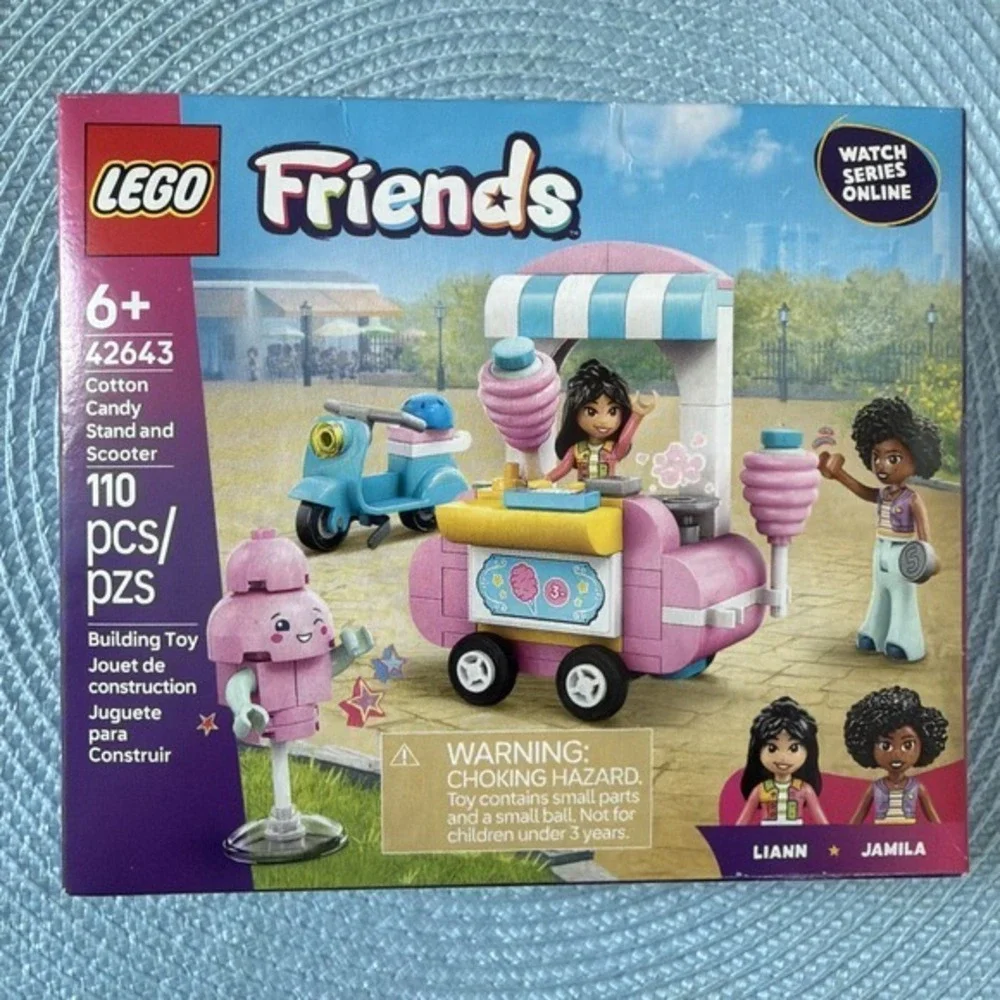 Lego Friends Cotton Candy Stand & Scooter 110 pcs.    712‎